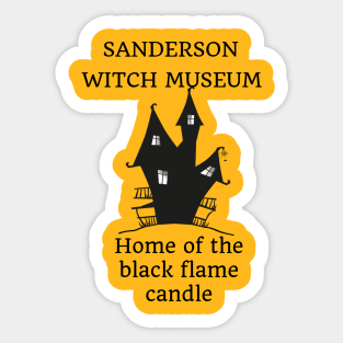 sanderson witch museum Sticker